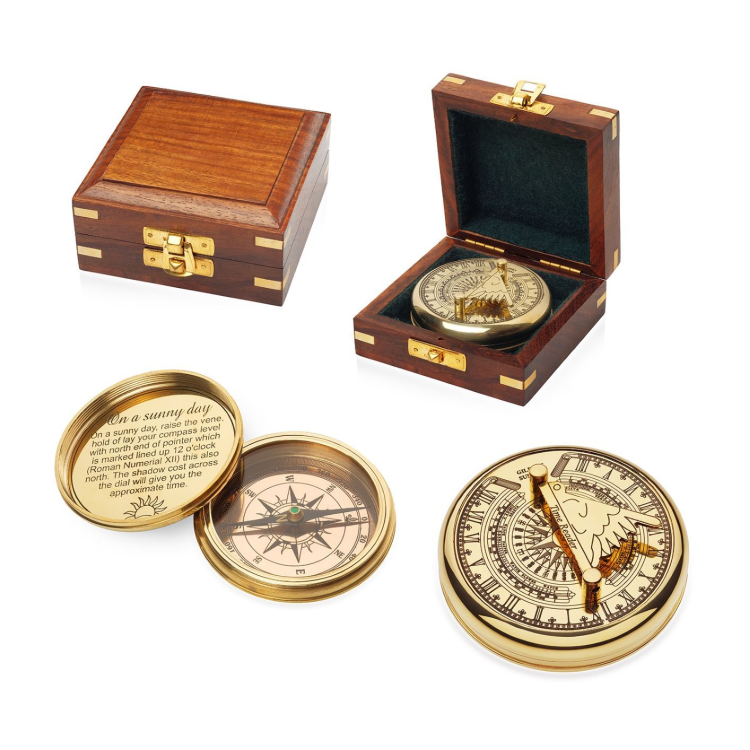 Компас с солнечными часами Gilbert