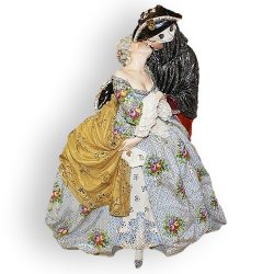 Фарфоровая статуэтка Поцелуй