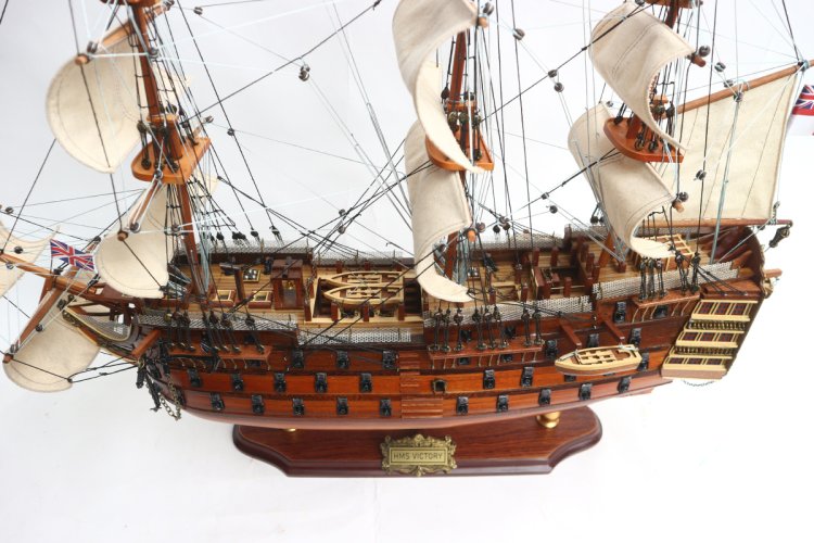 Модель корабля из дерева HMS Victory (Виктори) 72 см TS-0001-W-60, фотография 2