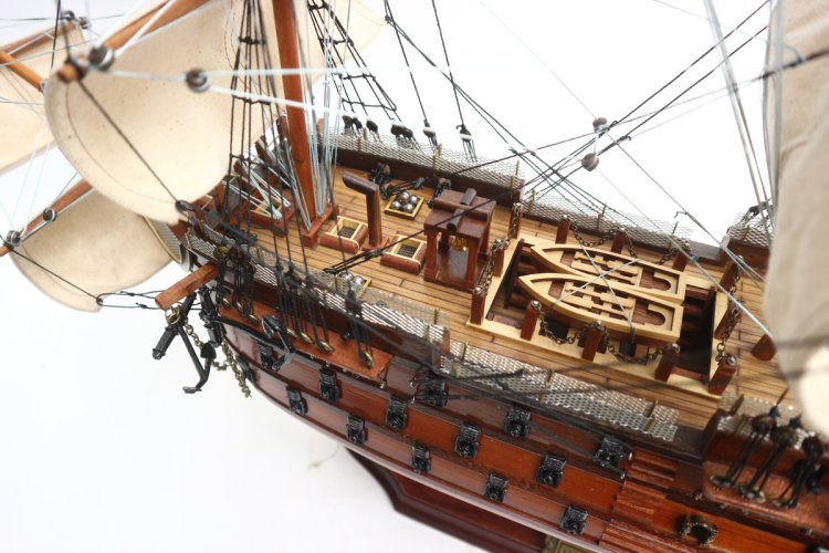 Модель корабля из дерева HMS Victory (Виктори) 72 см TS-0001-W-60, фотография 4