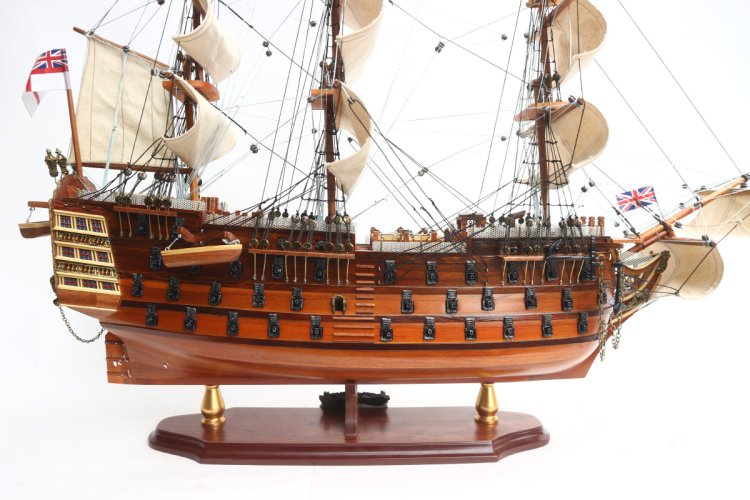 Модель корабля из дерева HMS Victory (Виктори) 72 см TS-0001-W-60, фотография 7