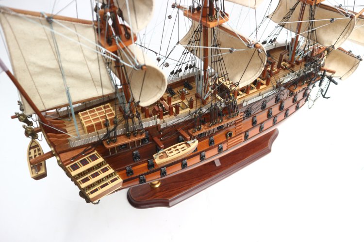 Модель корабля из дерева HMS Victory (Виктори) 72 см TS-0001-W-60, фотография 8