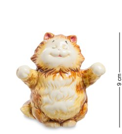 Статуэтка из фарфора Радостный рыжий кот