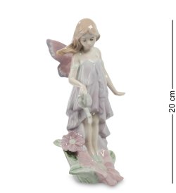 Статуэтка из фарфора Девушка Ангел с лейкой