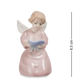 Статуэтка из фарфора Ангел в розовом платье