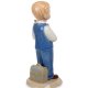 Статуэтка из фарфора Мальчик на Школьном празднике Pavone CMS-58/ 1, фотография со спины