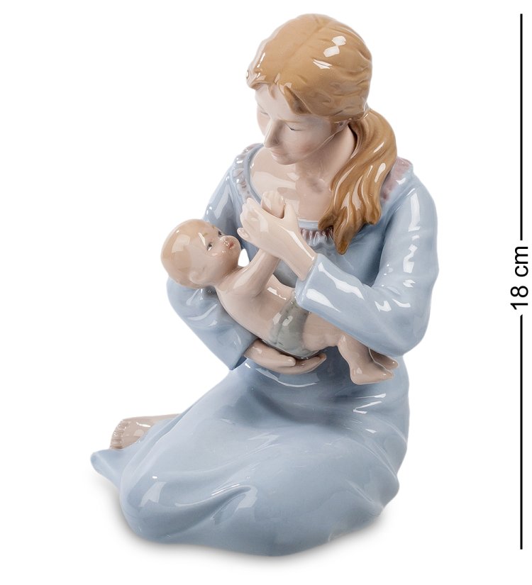 Статуэтка из керамики Женщина с младенцем Pavone CMS-27/21