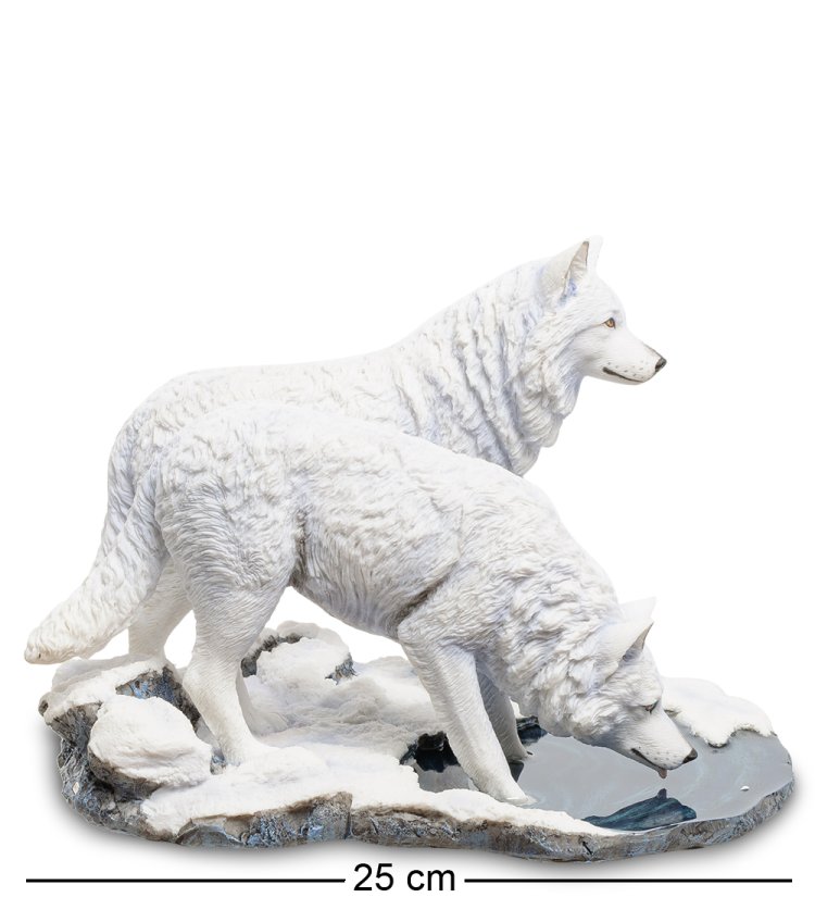 Статуэтка Пара волков - Лиза Паркер Veronese WS-847, вид профиль