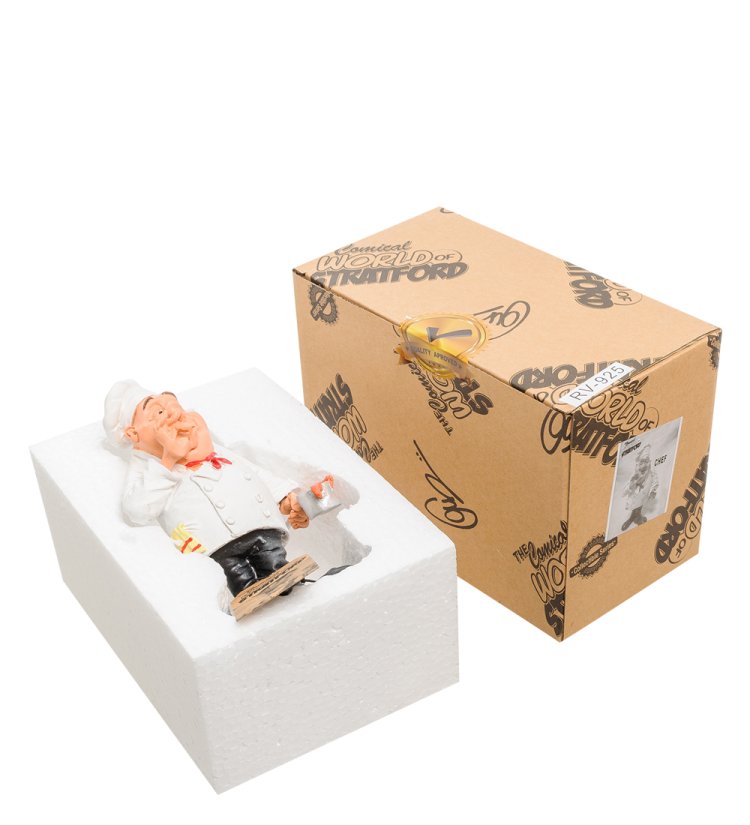 Статуэтка Шеф-повар - Деликатность The Comical World of Stratford RV-925, упаковочный вид