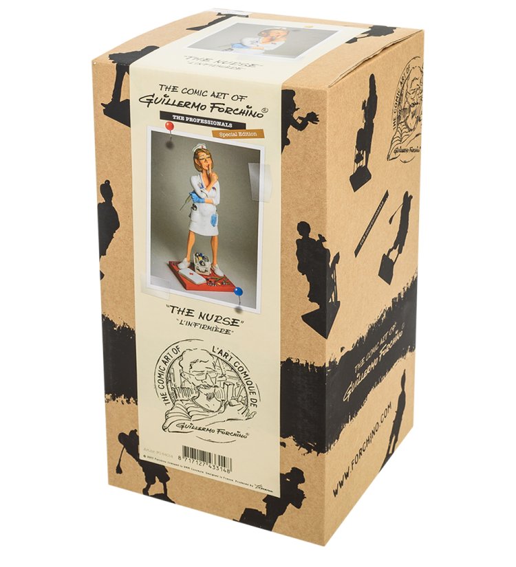 Фигурка Медсестра принимает решение - The Nurse Forchino FO-84014, упаковка