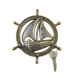 Ключница Металлический Парусник