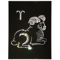 Картина Овен c кристаллами Swarovski
