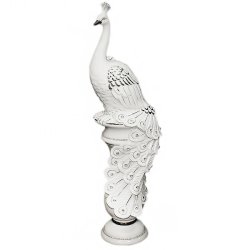 Статуэтка Павлин со стразами и платиновой отделкой