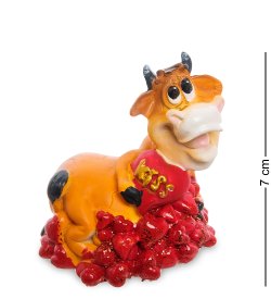 Статуэтка Бык Романтик с розами - Скучаю символ 2021 года