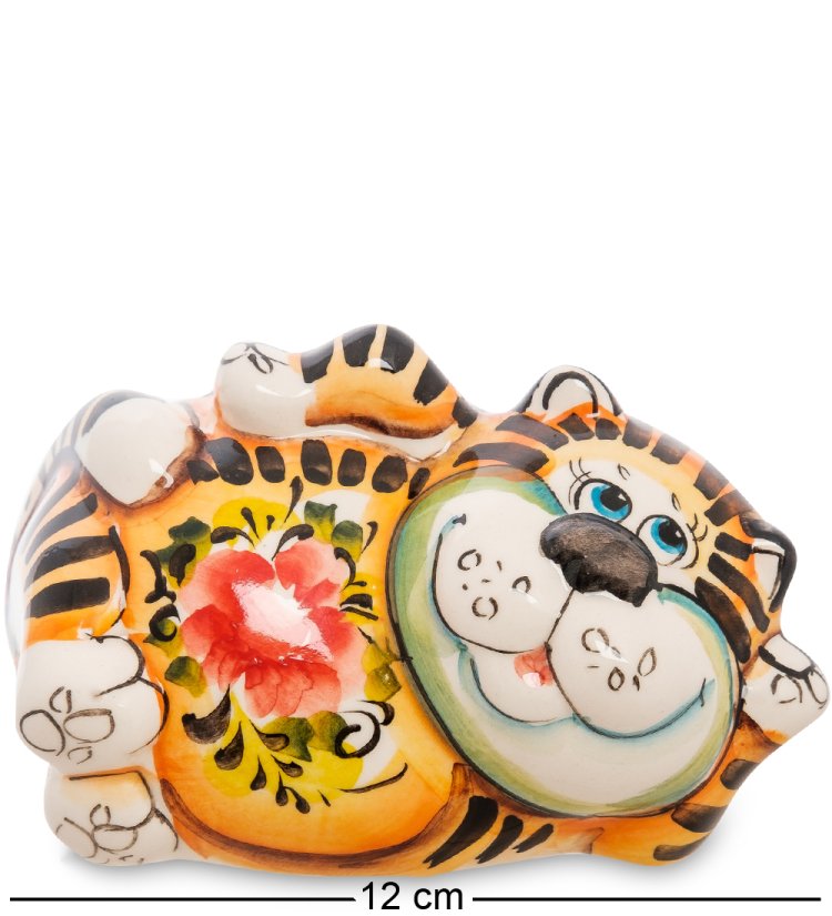 Фигурка Большой Кот Таити Цветная гжель ГЛ-200