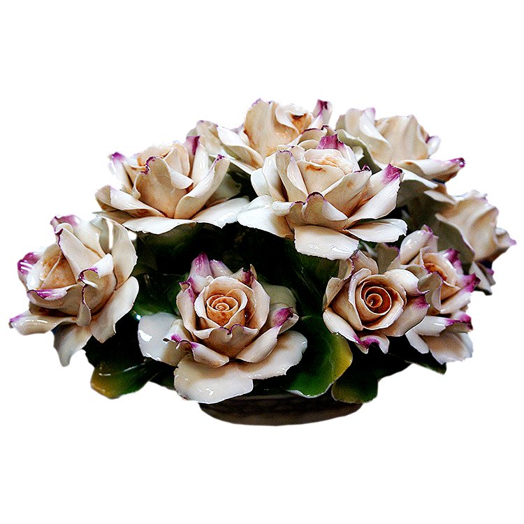 Статуэтка из фарфора Чайные розы