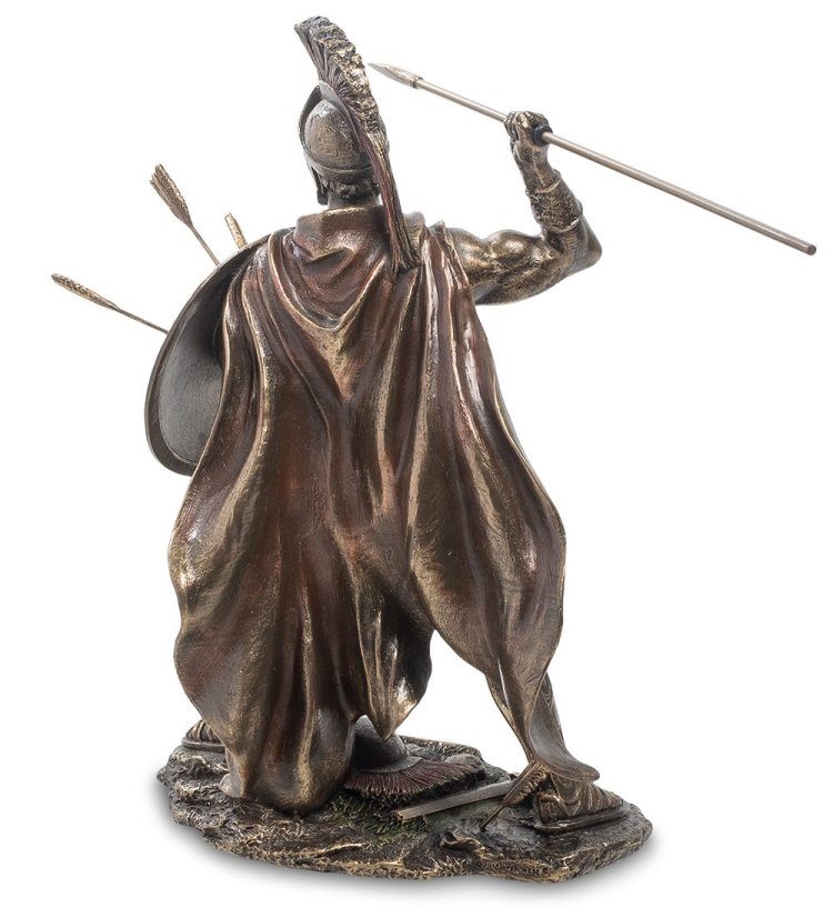 Статуэтка Леонид - царь Спарты Veronese WS-836, фотография со спины