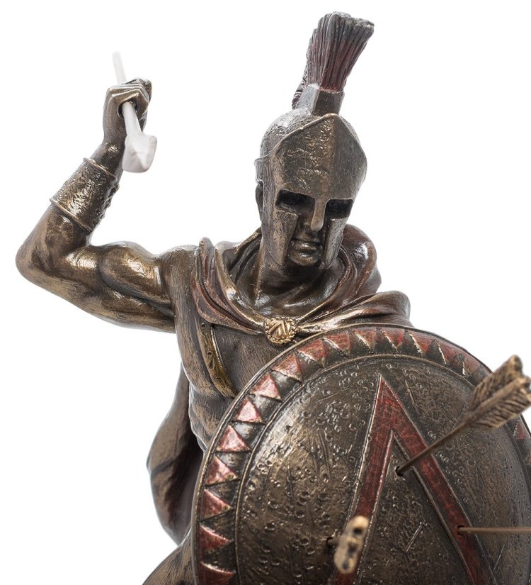 Статуэтка Леонид - царь Спарты Veronese WS-836, фотография крупным планом