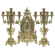 Каминные часы с двумя канделябрами на 5 свечей Барокко Alberti Livio AL-82-103-C