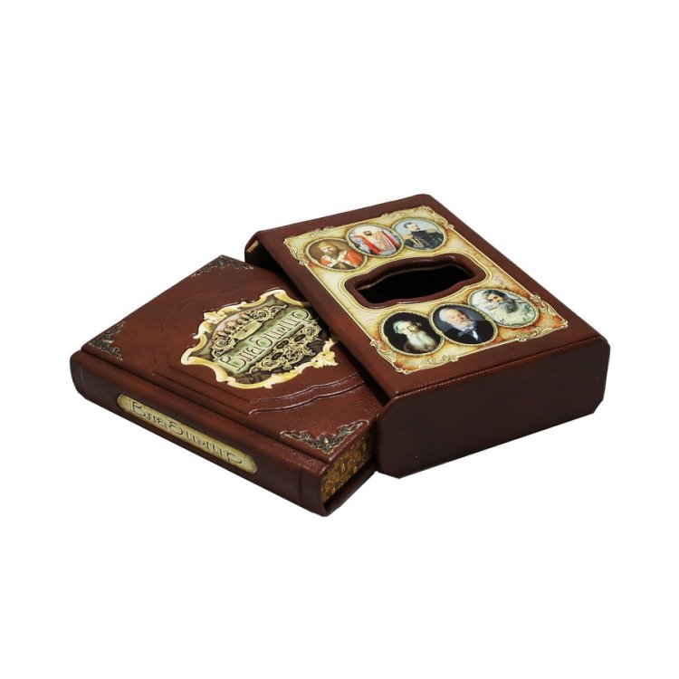 Книга в кожаном переплете Владимир - Великие имена в футляре BG1344F