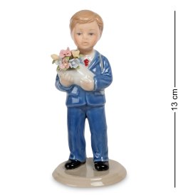 Статуэтка из фарфора Мальчик первоклассник