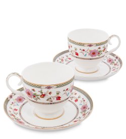 Чайный набор на 2 персоны из фарфора Милано-Мариттима