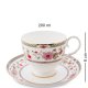 Чайный набор на 2 персоны из фарфора Милано-Мариттима Pavone JK-214, фотография чашки и блюдца