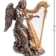 Статуэтка Ангел играющий на арфе Veronese WS-691/ 2