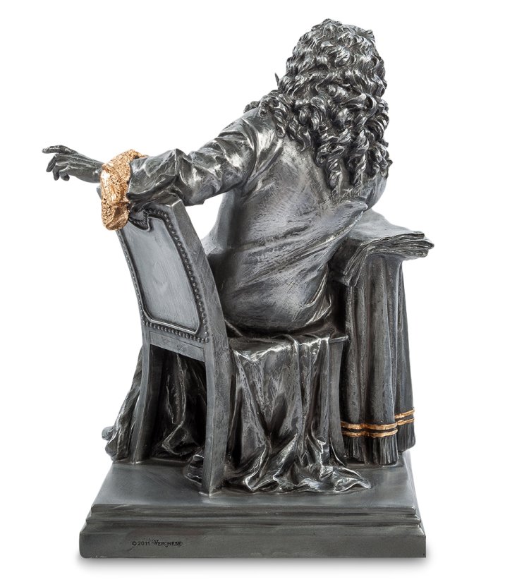 Статуэтка Мольер Veronese WS-66, оборотная сторона