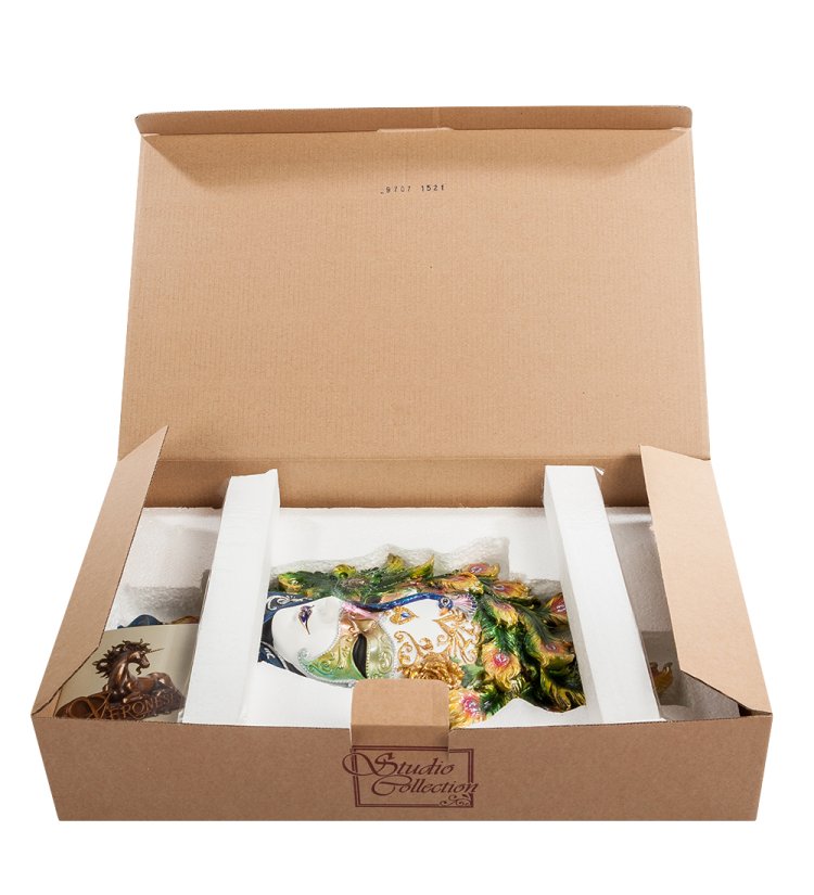 Венецианская маска Павлин Veronese WS-348, упаковочный вид