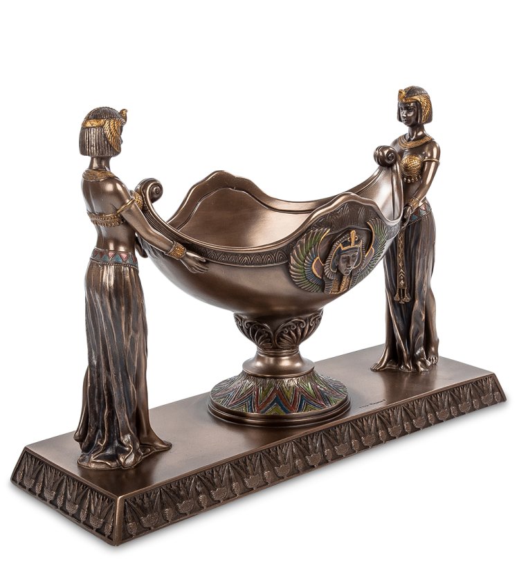 Ваза в стиле Ар-деко Египтянки Veronese WS-669