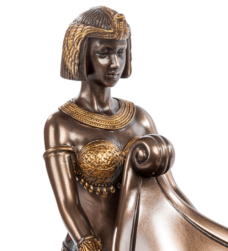 Ваза в стиле Ар-деко Египтянки Veronese WS-669, портретный вид