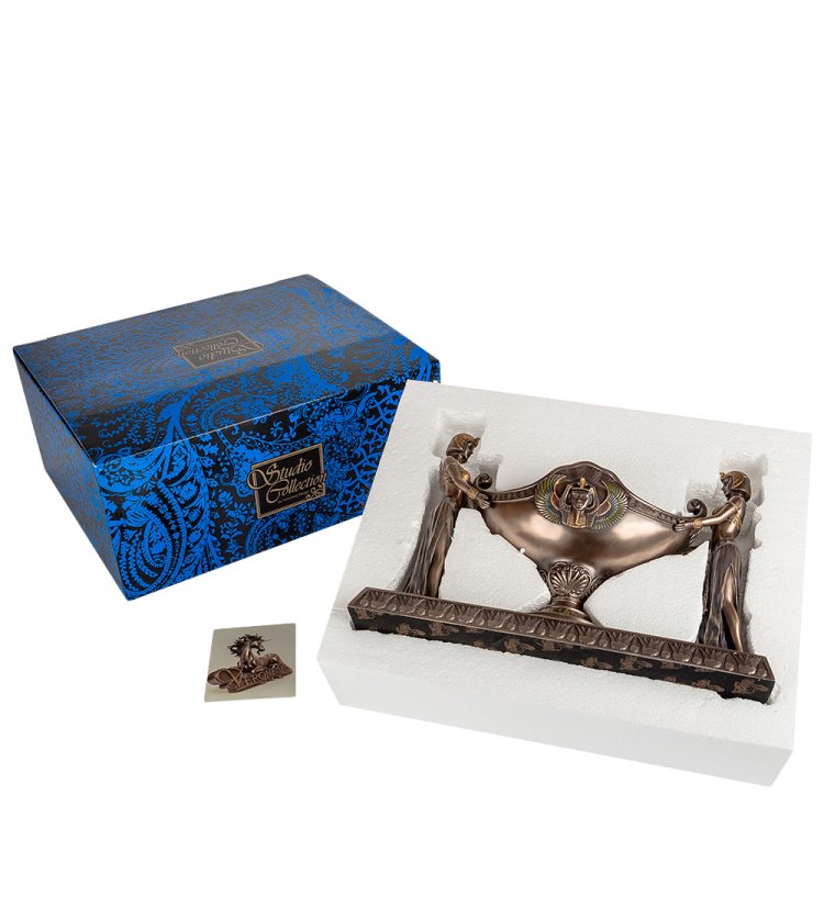 Ваза в стиле Ар-деко Египтянки Veronese WS-669, упаковочный вид