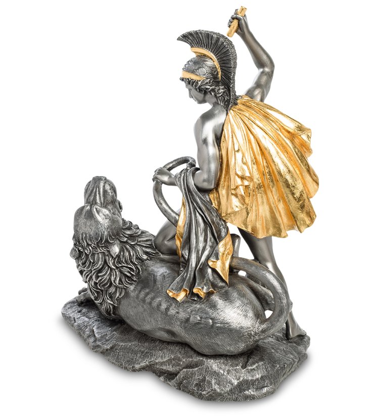 Статуэтка Беллерофонт сражается с Химерой Veronese WS-09, оборотная сторона