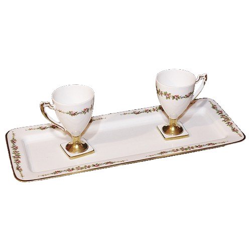 Кофейный набор из фарфора на 2 персоны Весна 