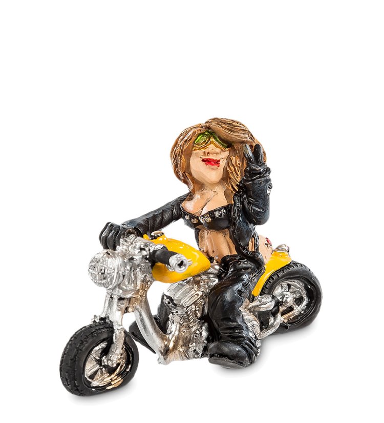 Фигурка Девушка-Байкер в Солнечных Очках The Comical World of Stratford RV- 36