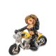 Фигурка Девушка-Байкер в Солнечных Очках The Comical World of Stratford RV- 36