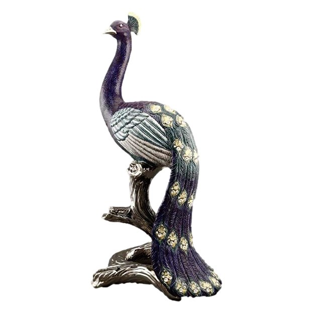 Статуэтка Павлин разноцветный
