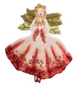 Настенное панно красный Ангел