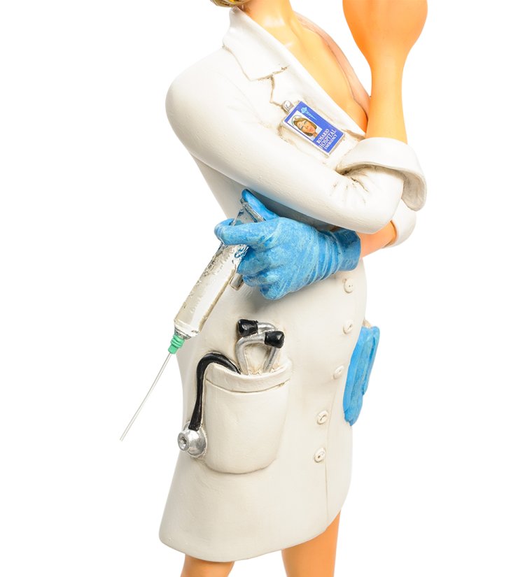 Статуэтка Сомневающаяся Медсестра - The Nurse Forchino FO-85544, увеличенный вид деталей