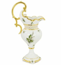 Интерьерный кувшин с ручкой коллекция Ландыши