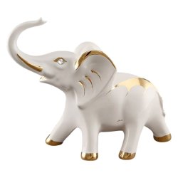 Статуэтка Слон, Золотой декор