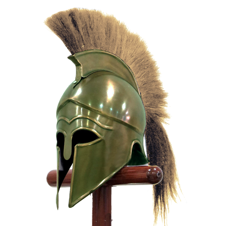 Коринфский Шлем со светлым плюмажем Nautical NA-36117-N