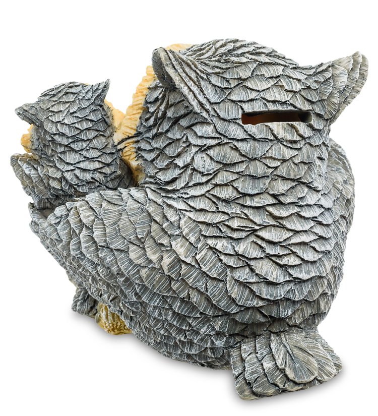 Копилка Совы - Большое чаепитие Sealmark MB-6398-MB, оборотная сторона