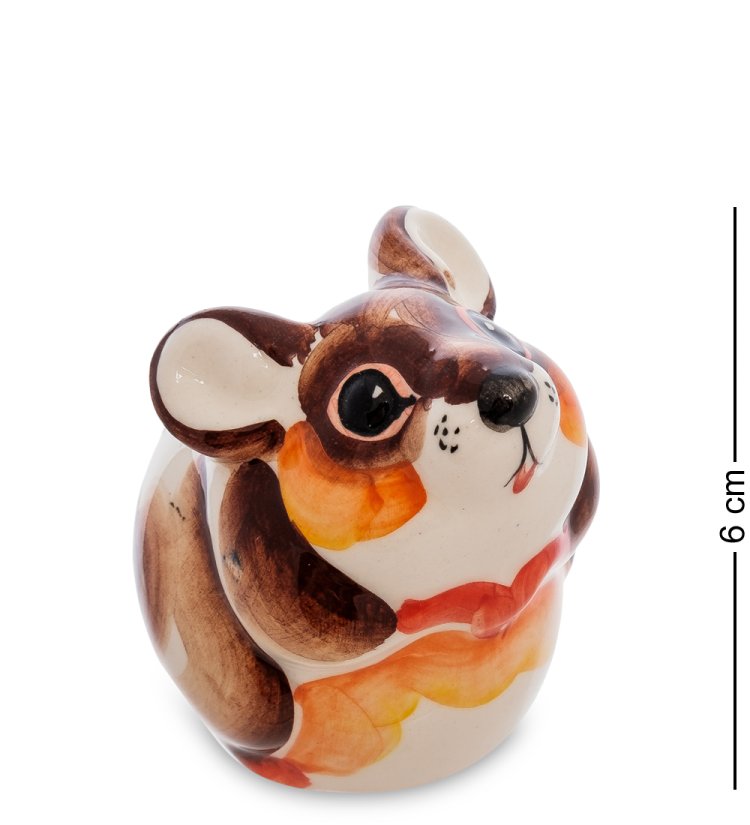 Фигурка Мышь Цветная гжель ГЛ-626