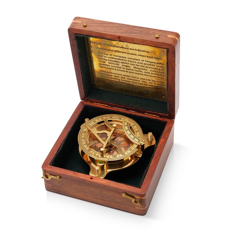 Компас с солнечными часами Fit Screw Sundail 