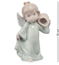 Статуэтка из фарфора Ангел с ракушкой