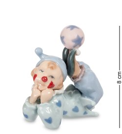 Статуэтка из фарфора Маленький клоун с мячиком