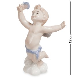 Статуэтка из фарфора Ангелочек с бабочкой