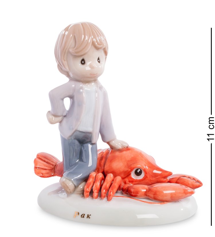 Статуэтка из фарфора Знак зодиака Рак Pavone JP-28/ 7